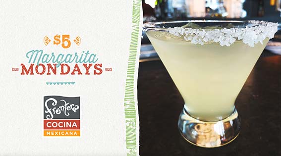 Frontera Cocina Mexicana Margaritas Mondays